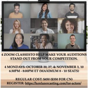 KEN LAZER’S ADVANCED ON CAMERA MASTER WORKSHOP